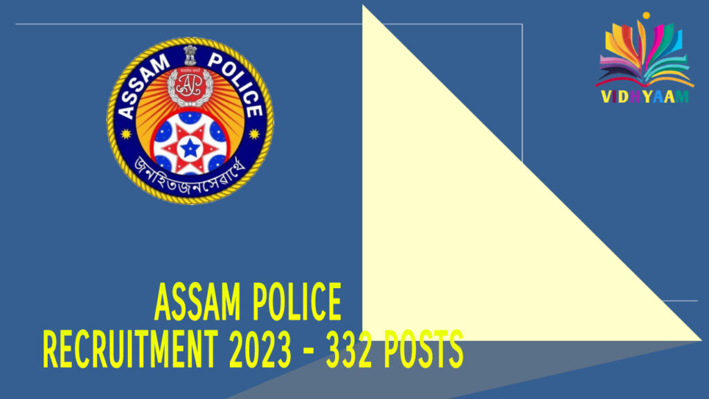 Assam Police Recruitment 2023