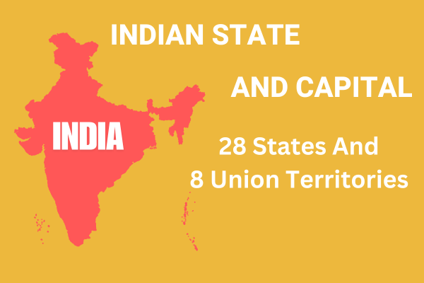 INDIAN STATE AND CAPITAL