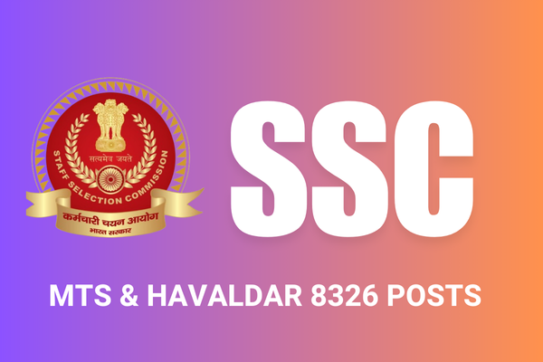 SSC MTS 2024 - 8326 Posts